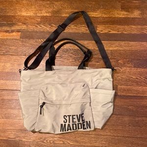Steve Madden Weekender Nylon Sage Green Tote